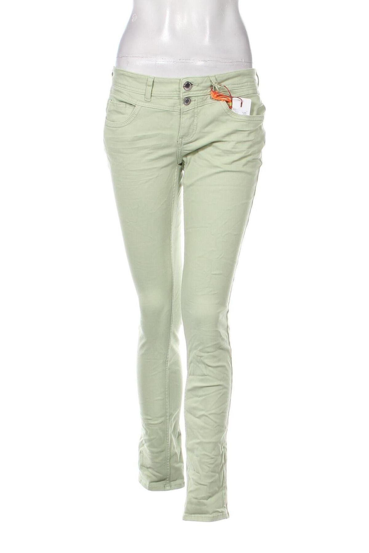 Damskie jeansy Street One, Rozmiar L, Kolor Zielony, Cena 66,99 zł