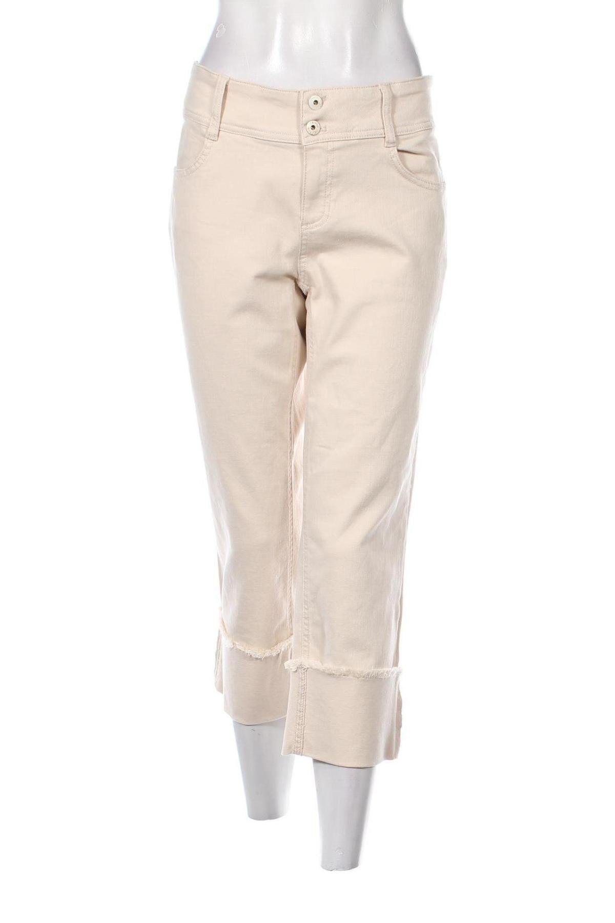 Damen Jeans Taifun, Größe L, Farbe Beige, Preis 14,49 €