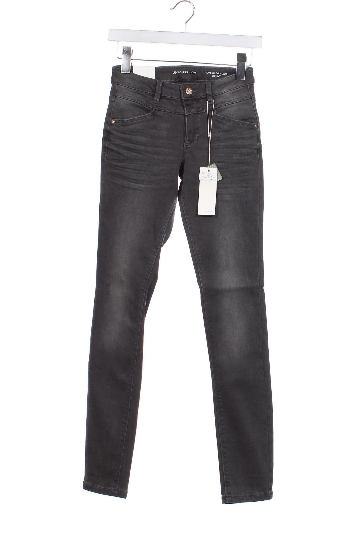 Дамски дънки Tom Tailor, Размер XS, Цвят Черен, Цена 41,85 лв.