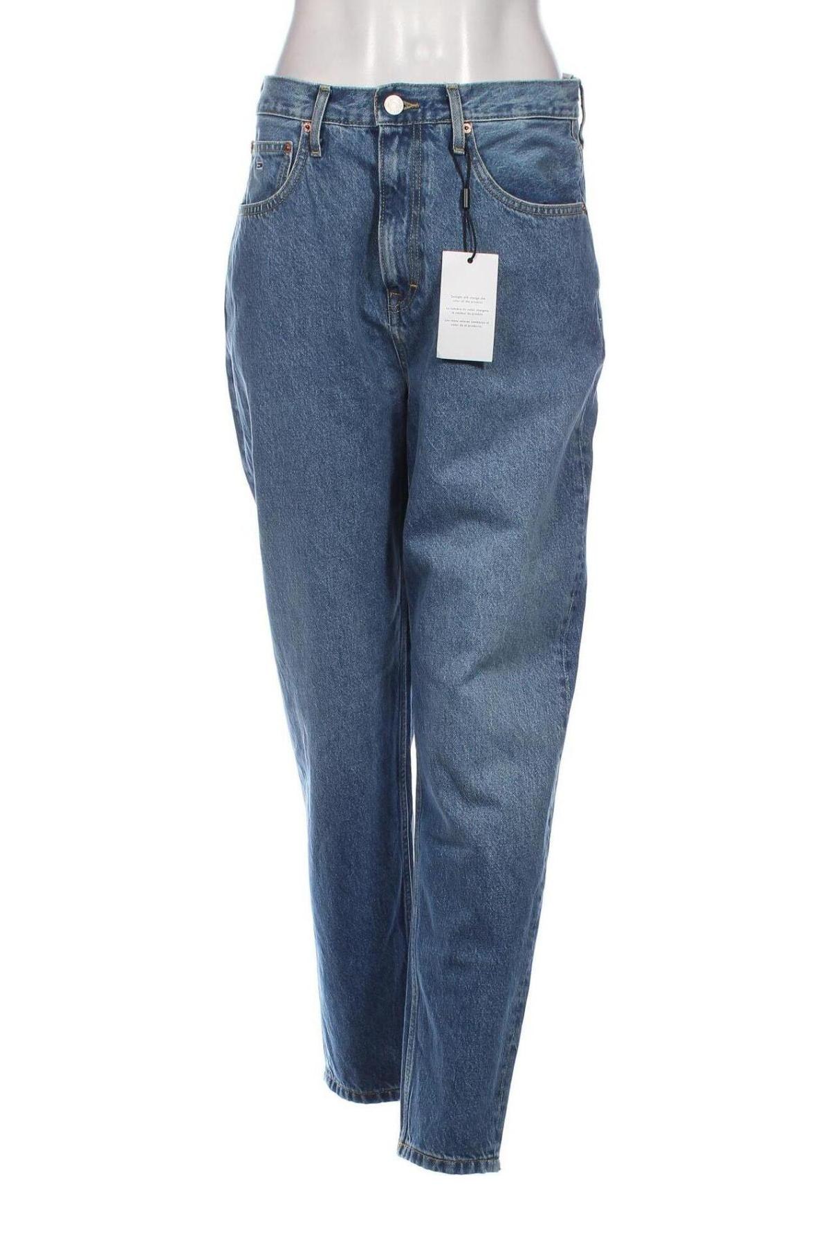 Дамски дънки Tommy Jeans, Размер M, Цвят Син, Цена 94,60 лв.