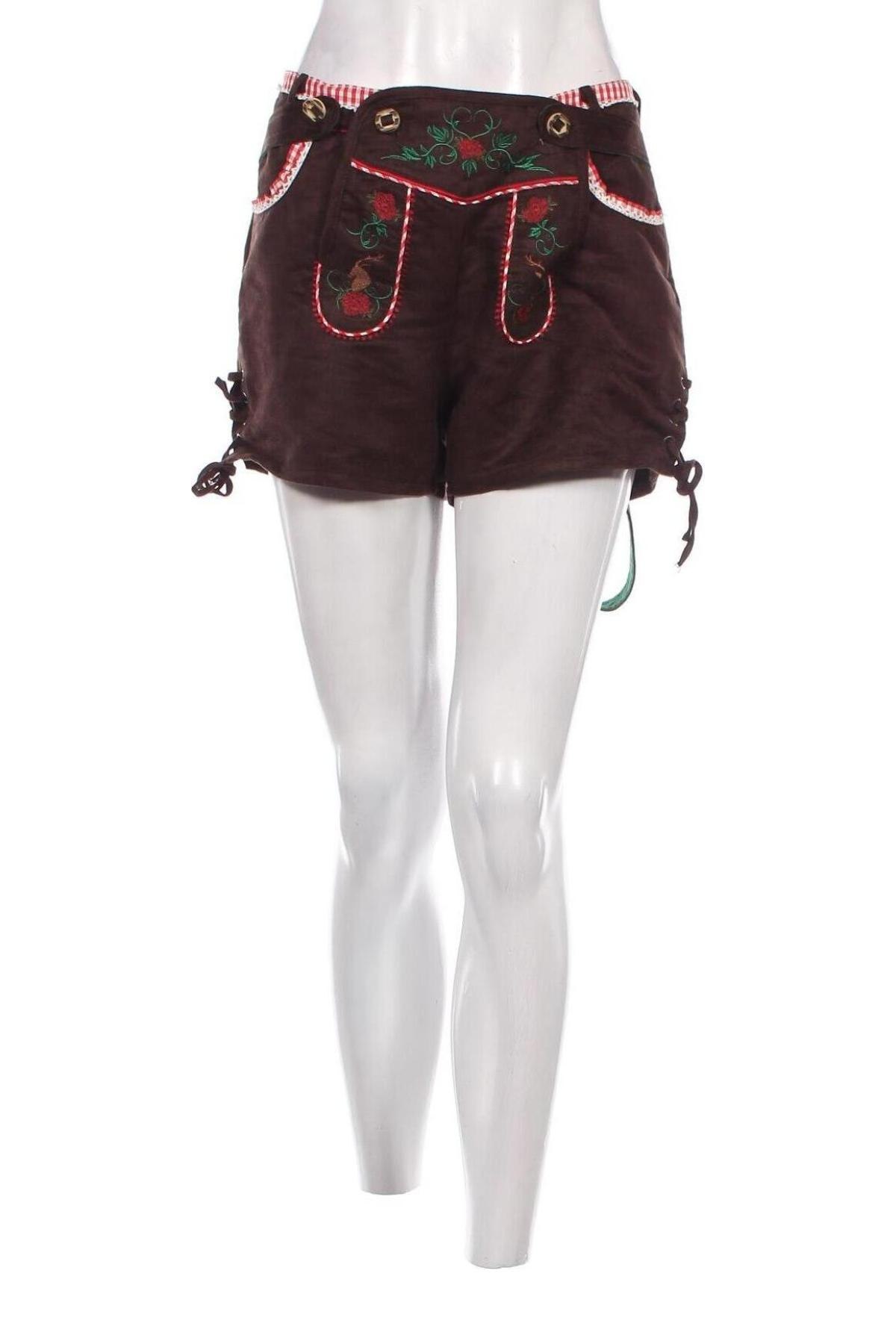 Γυναικείο κοντό παντελόνι Amisu, Μέγεθος L, Χρώμα Καφέ, Τιμή 10,55 €