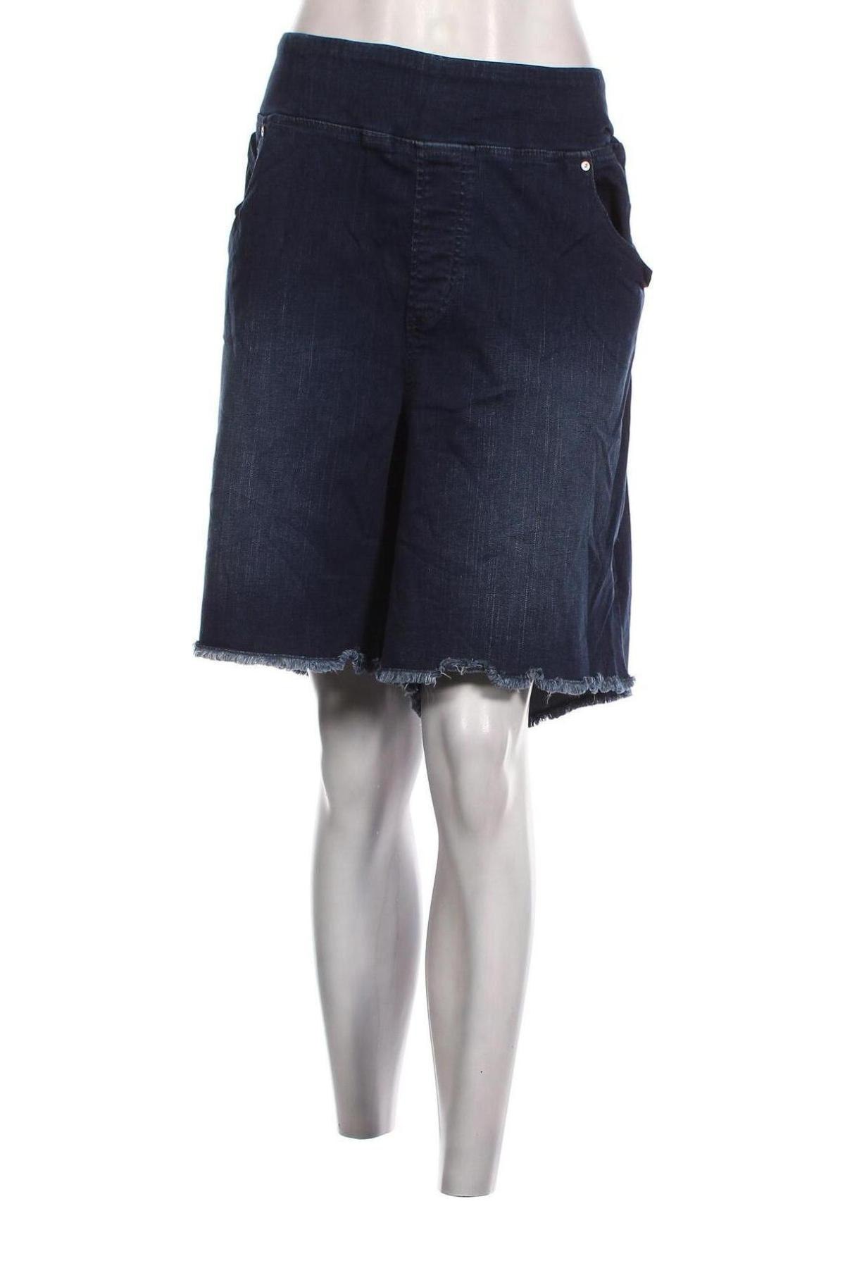Γυναικείο κοντό παντελόνι Belle By Kim Gravel, Μέγεθος 3XL, Χρώμα Μπλέ, Τιμή 11,75 €