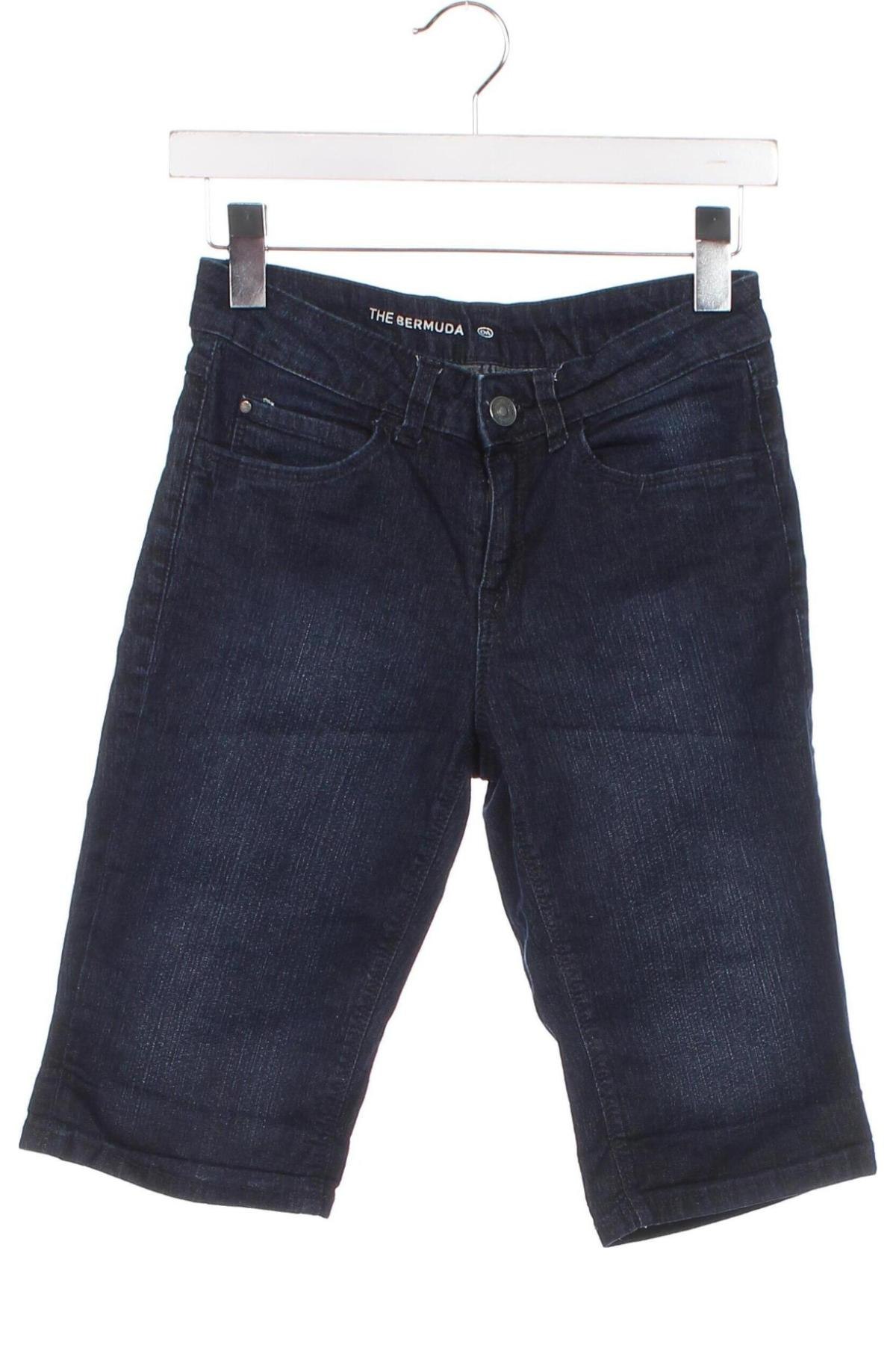 Дамски къс панталон C&A, Размер XS, Цвят Син, Цена 6,65 лв.