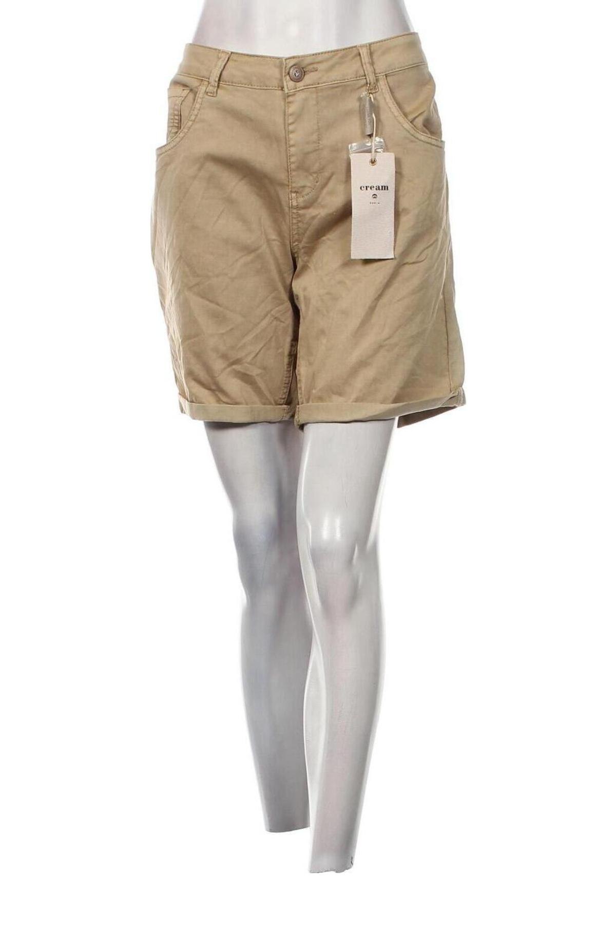 Γυναικείο κοντό παντελόνι Cream, Μέγεθος XL, Χρώμα  Μπέζ, Τιμή 36,74 €