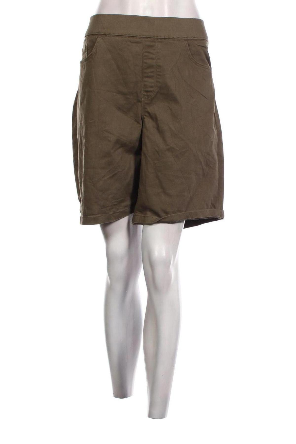 Pantaloni scurți de femei DKNY Jeans, Mărime XL, Culoare Verde, Preț 123,02 Lei