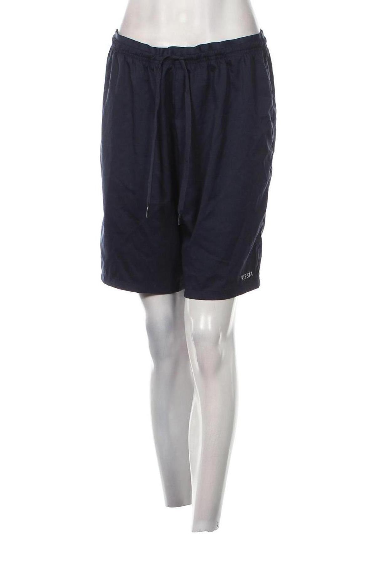 Pantaloni scurți de femei Kipsta, Mărime L, Culoare Albastru, Preț 18,75 Lei