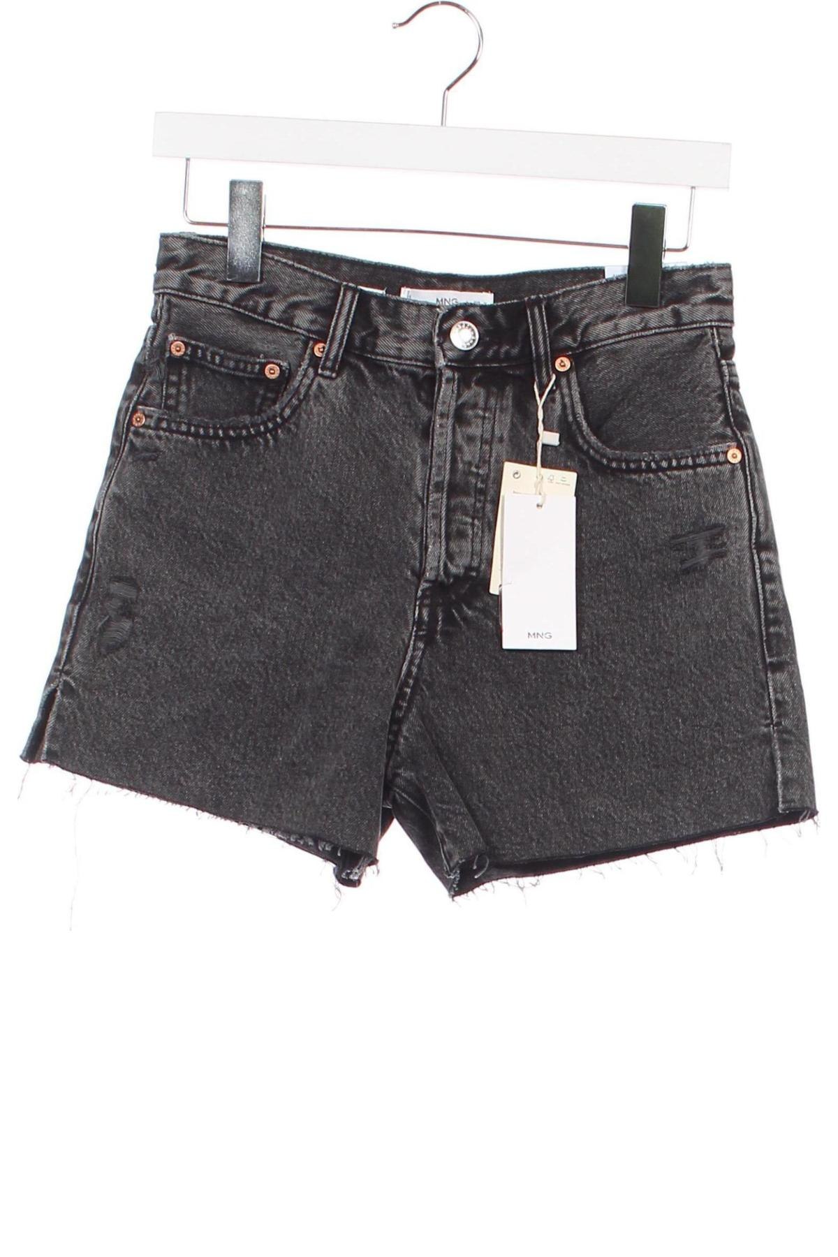 Pantaloni scurți de femei Mango, Mărime XS, Culoare Gri, Preț 59,21 Lei