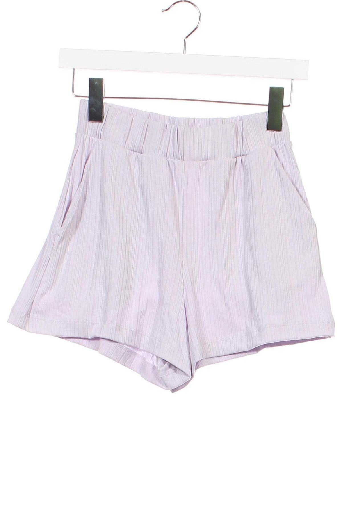 Pantaloni scurți de femei Monki, Mărime XXS, Culoare Mov, Preț 52,63 Lei