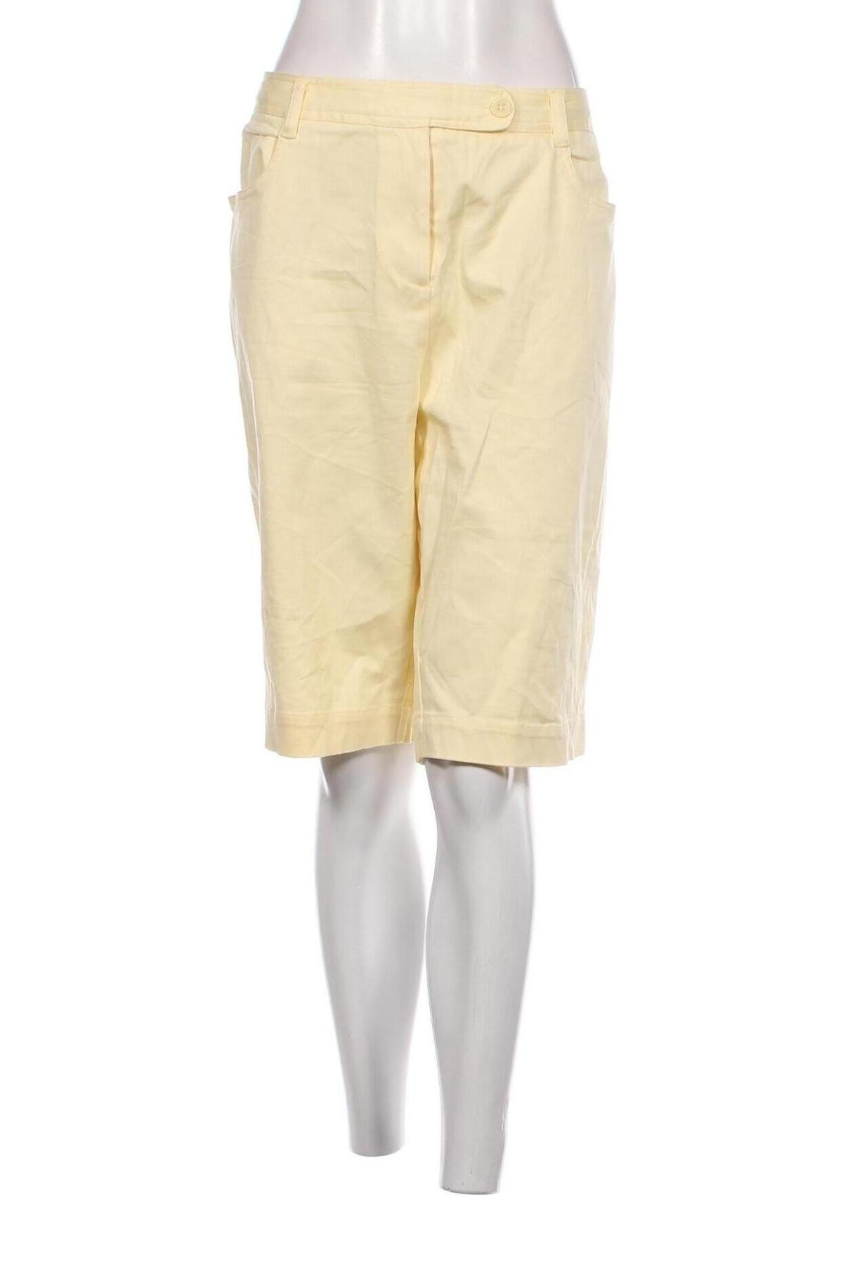 Γυναικείο κοντό παντελόνι Preswick & Moore, Μέγεθος XXL, Χρώμα Κίτρινο, Τιμή 8,81 €