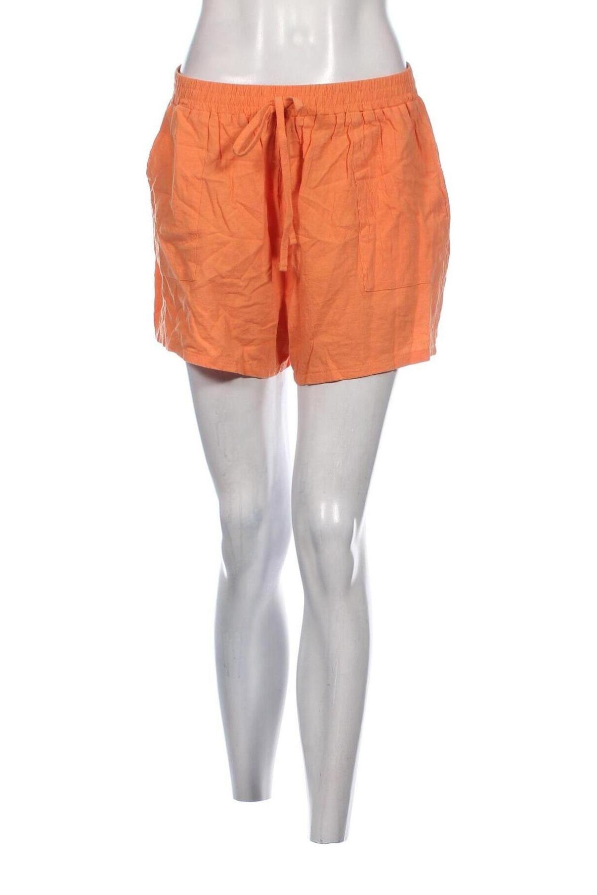 Pantaloni scurți de femei SHEIN, Mărime L, Culoare Portocaliu, Preț 37,50 Lei