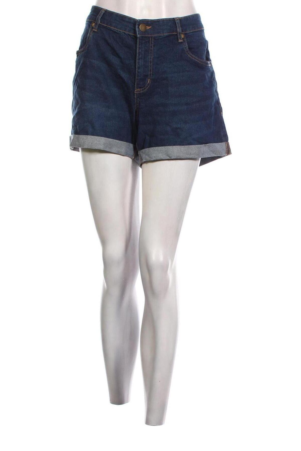 Pantaloni scurți de femei Serra, Mărime L, Culoare Albastru, Preț 62,50 Lei