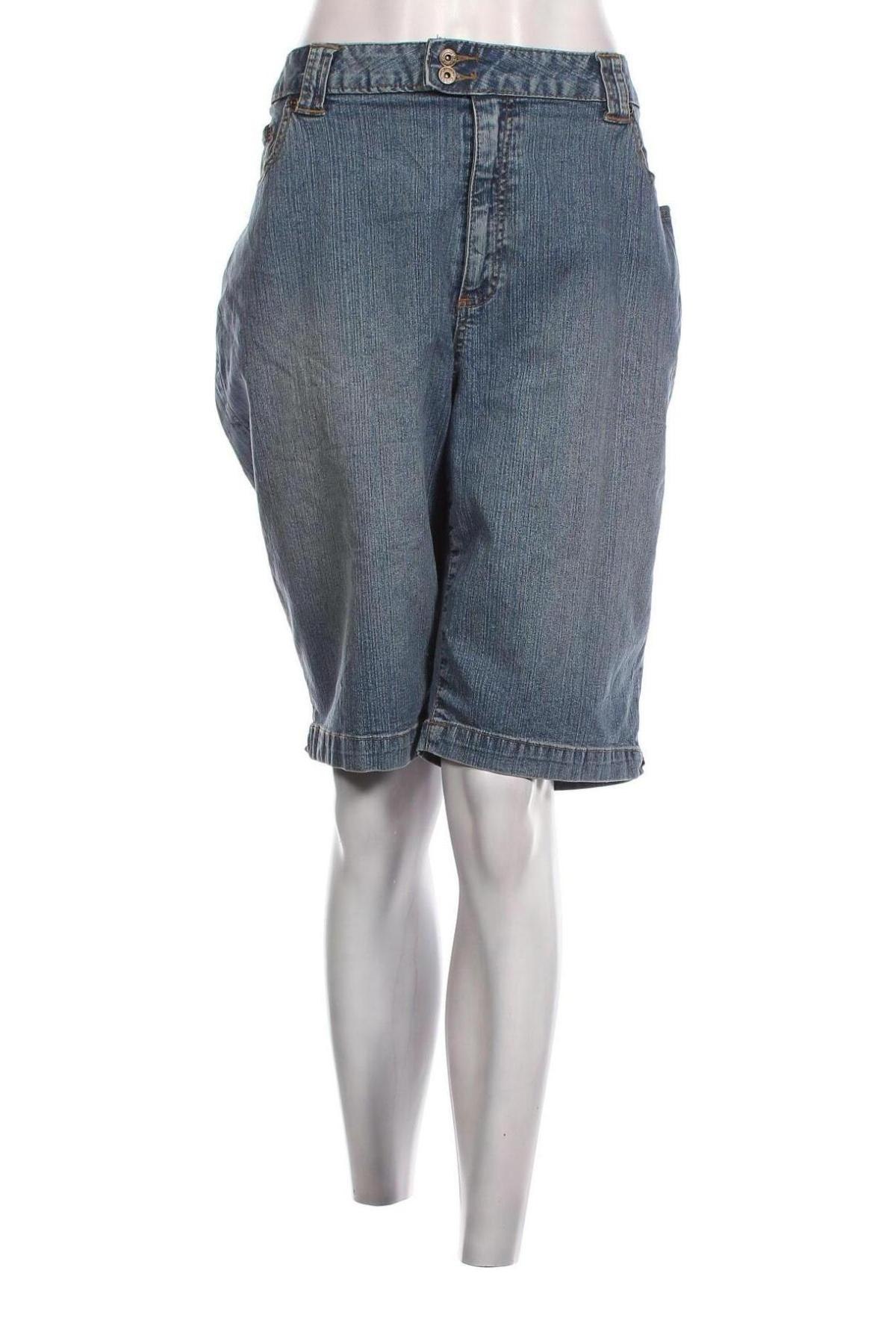 Γυναικείο κοντό παντελόνι St. John's Bay, Μέγεθος 3XL, Χρώμα Μπλέ, Τιμή 19,18 €