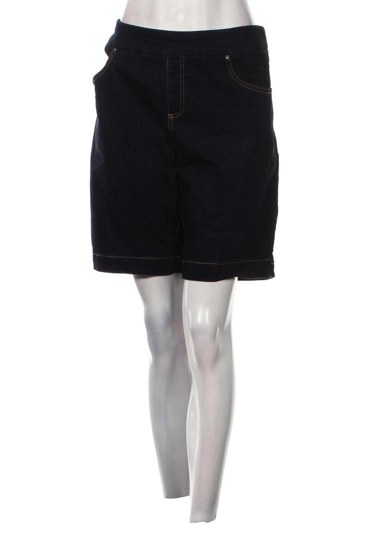 Γυναικείο κοντό παντελόνι Terra & Sky, Μέγεθος XL, Χρώμα Μπλέ, Τιμή 7,05 €