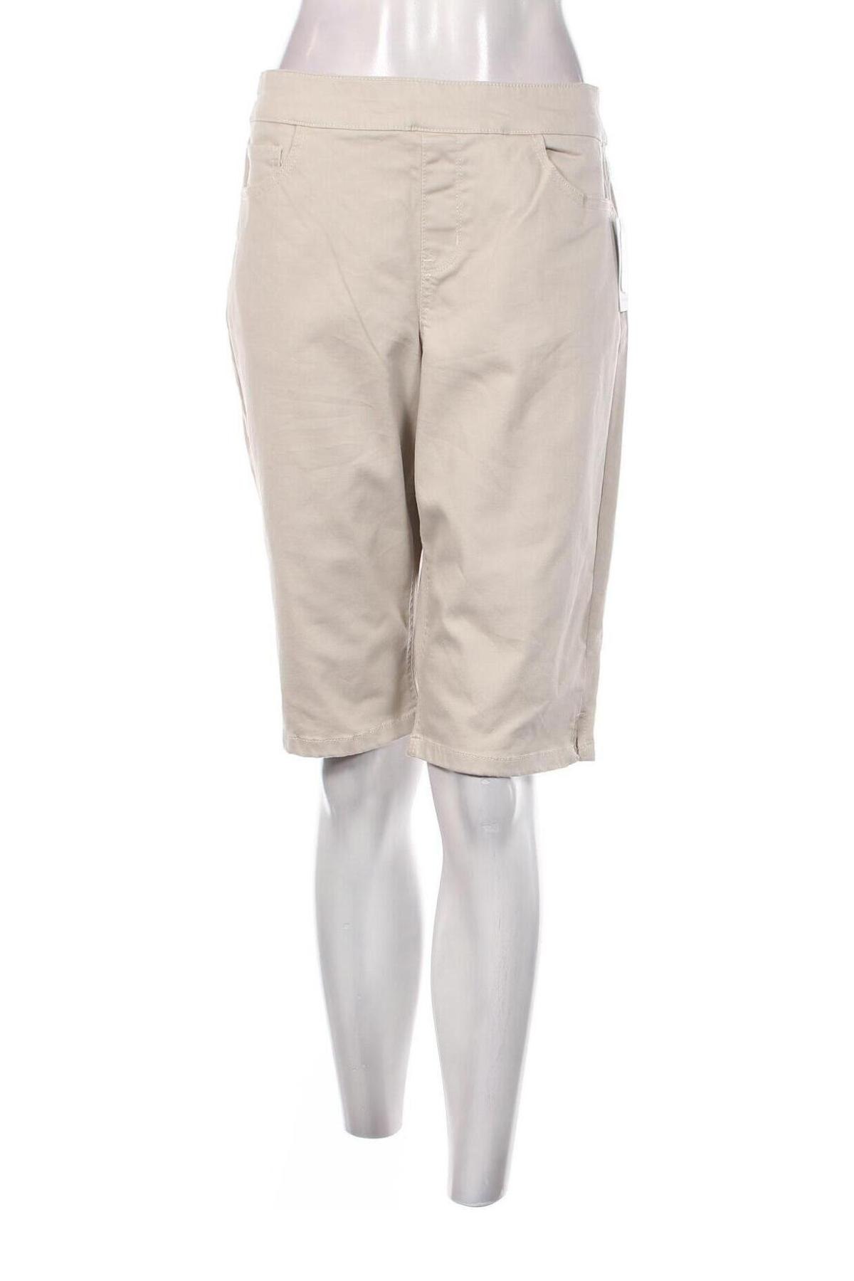 Γυναικείο κοντό παντελόνι Westbound, Μέγεθος L, Χρώμα Εκρού, Τιμή 11,51 €