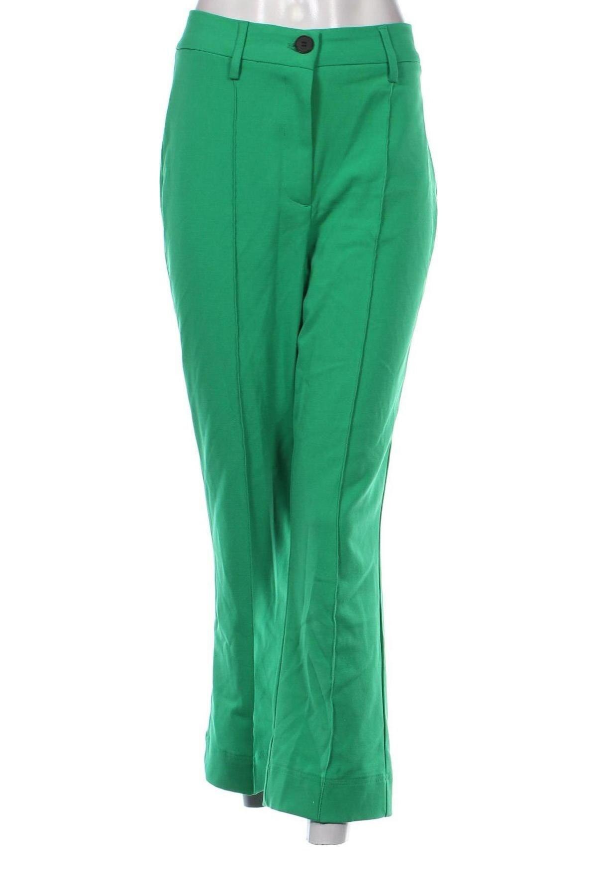 Pantaloni de femei Bershka, Mărime M, Culoare Verde, Preț 33,99 Lei