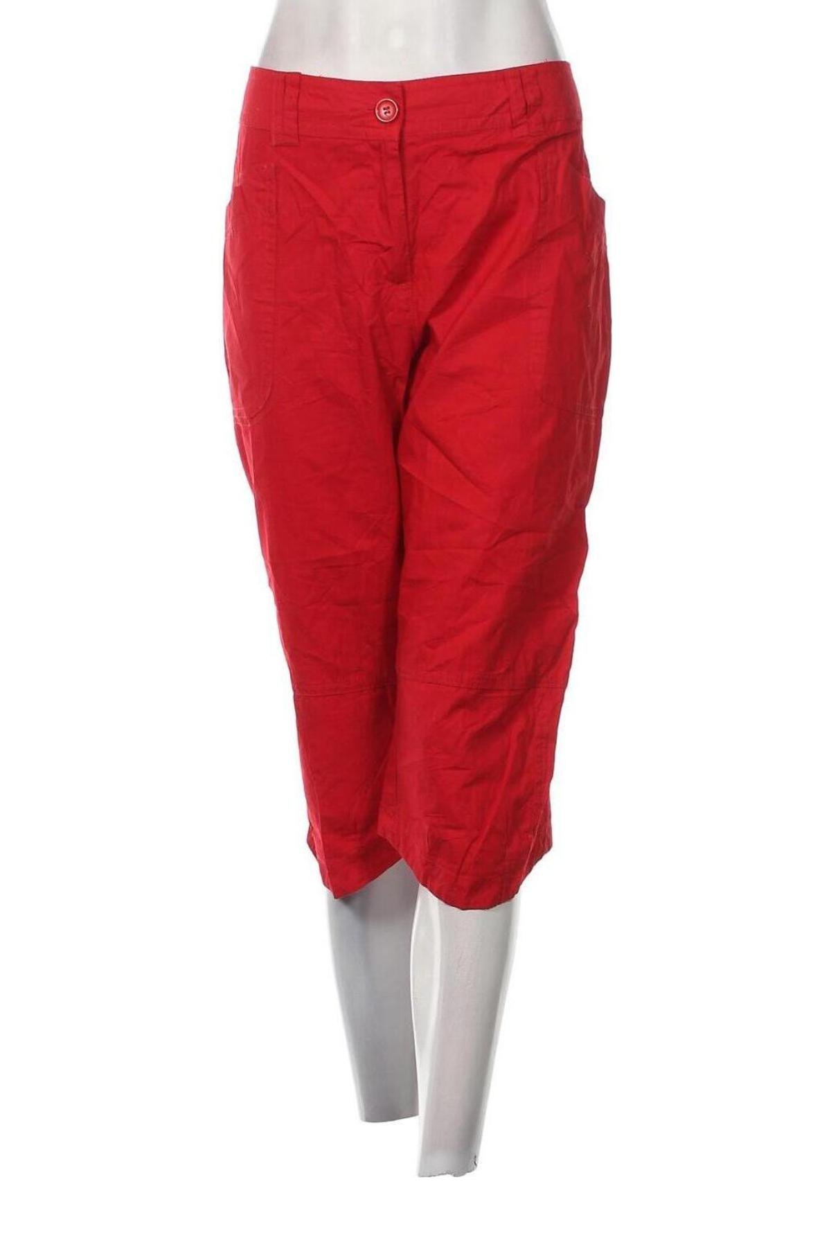 Дамски панталон Brandtex, Размер L, Цвят Червен, Цена 17,40 лв.
