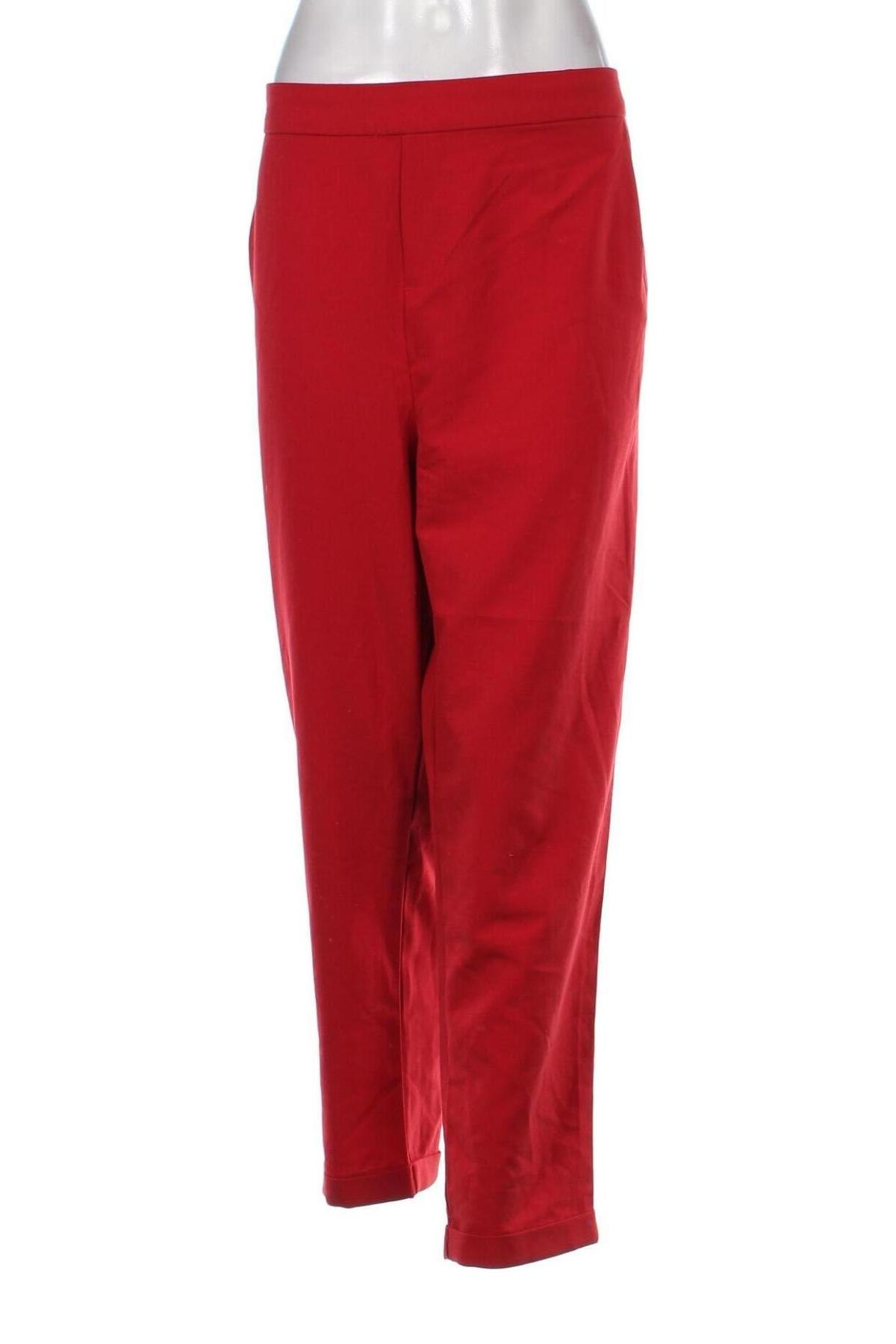 Γυναικείο παντελόνι Encuentro, Μέγεθος XXL, Χρώμα Κόκκινο, Τιμή 15,99 €