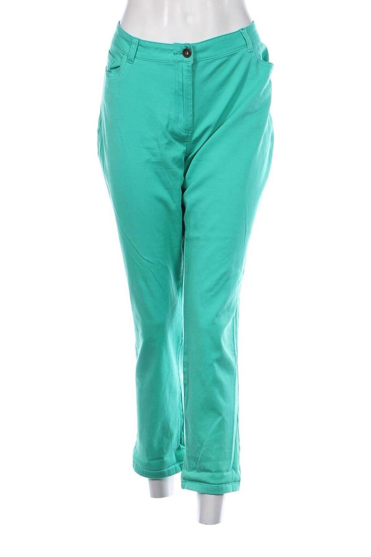 Γυναικείο παντελόνι F&F, Μέγεθος XL, Χρώμα Πράσινο, Τιμή 8,45 €