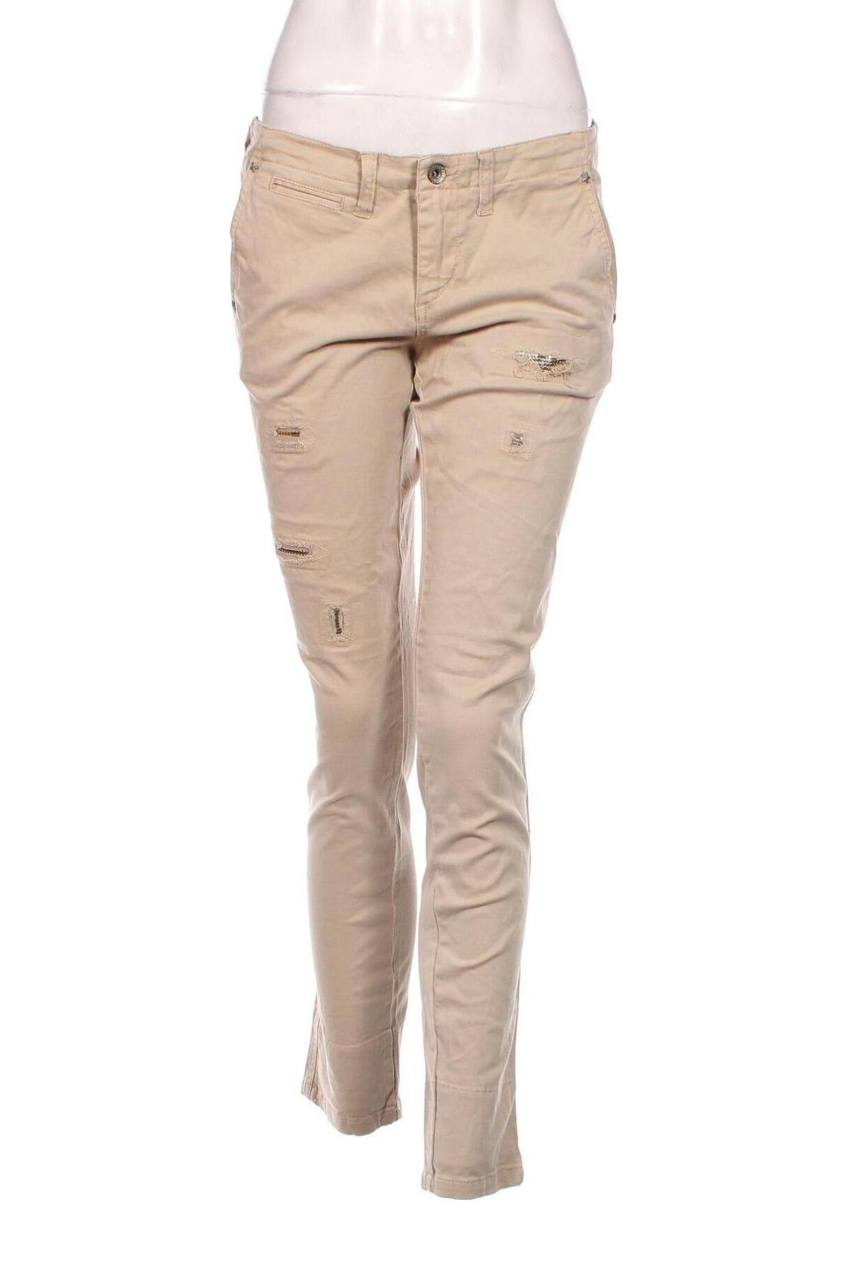 Γυναικείο παντελόνι Guess, Μέγεθος M, Χρώμα  Μπέζ, Τιμή 23,20 €