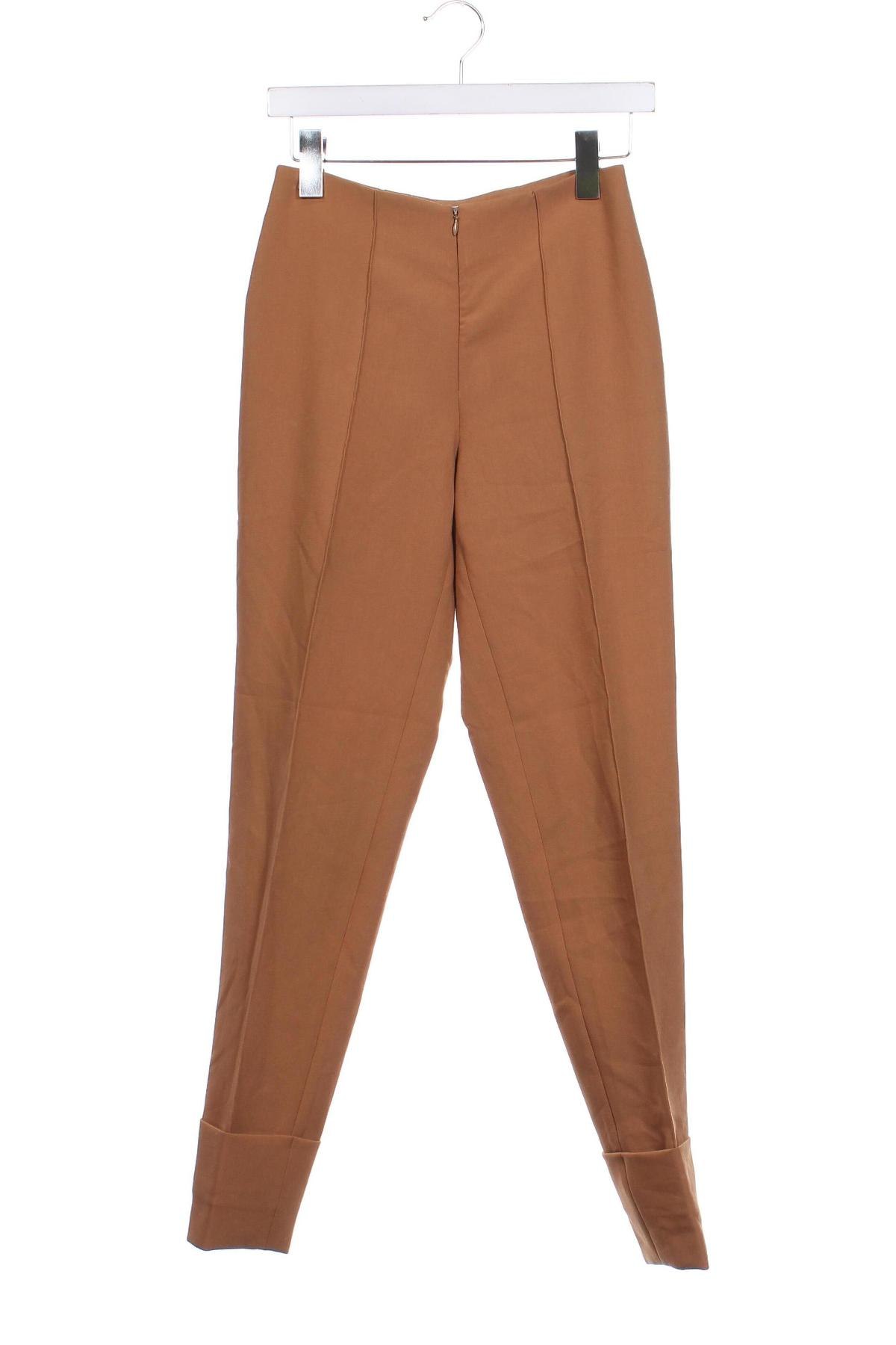Dámské kalhoty  H&M, Velikost XS, Barva Béžová, Cena  208,00 Kč