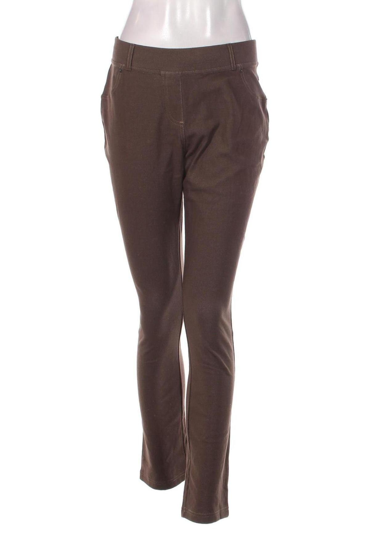Pantaloni de femei Helena Vera, Mărime M, Culoare Maro, Preț 152,96 Lei