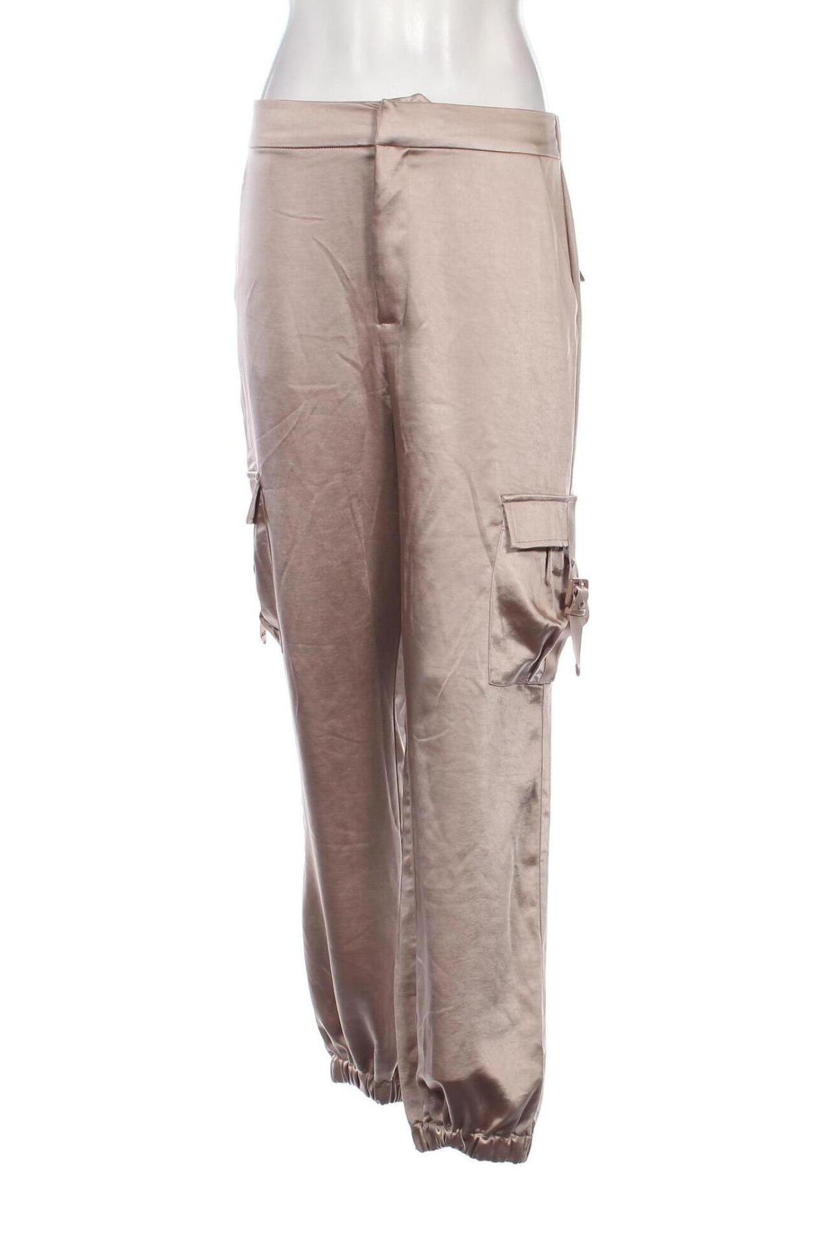 Pantaloni de femei Hoermanseder x About You, Mărime M, Culoare Bej, Preț 73,99 Lei