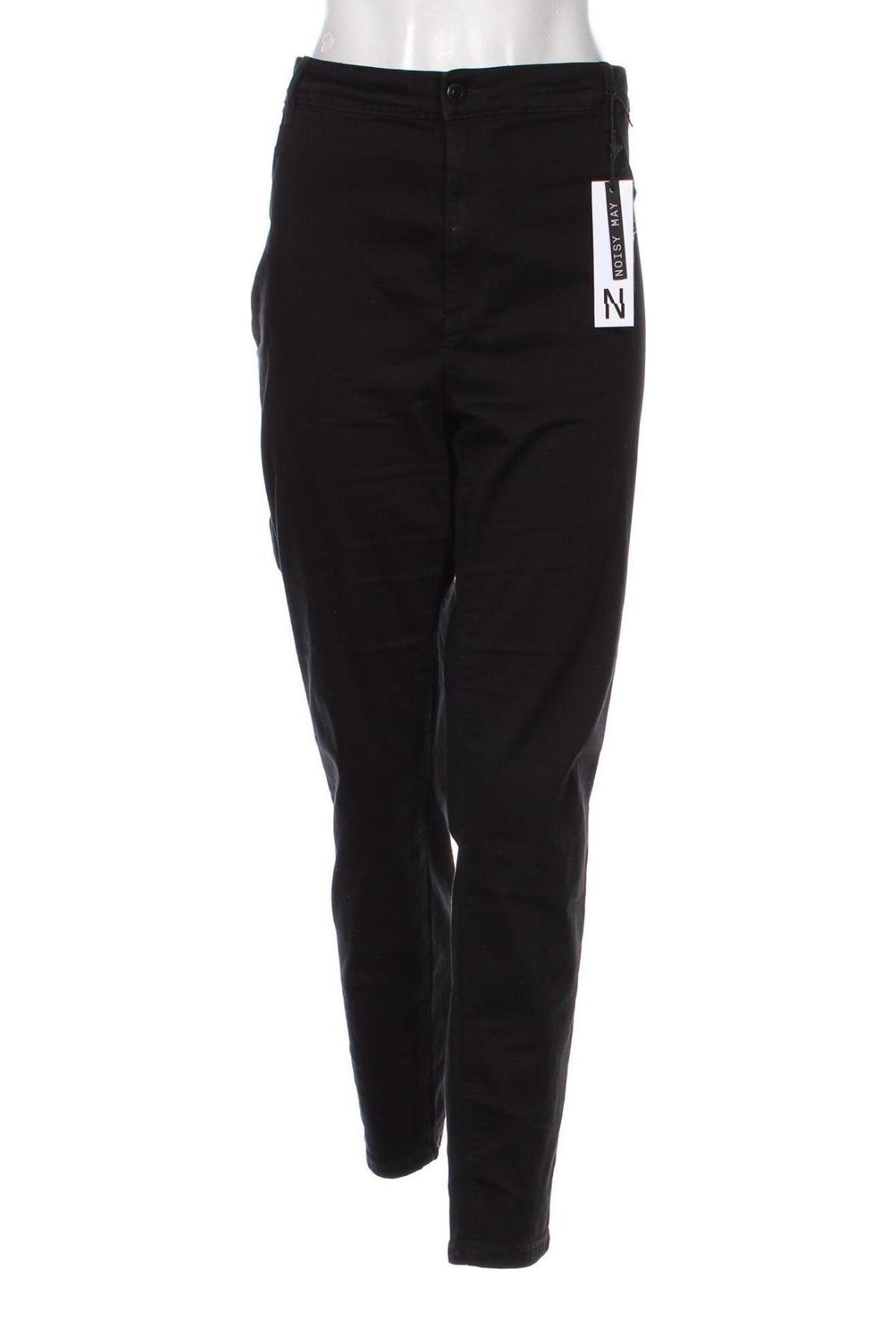 Pantaloni de femei Noisy May, Mărime XXL, Culoare Negru, Preț 75,66 Lei