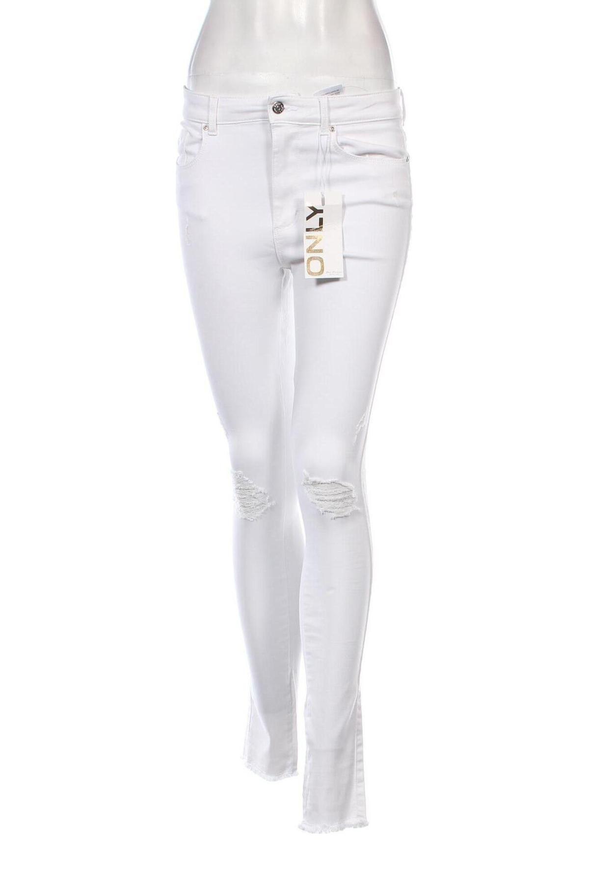 Pantaloni de femei ONLY, Mărime M, Culoare Alb, Preț 63,99 Lei