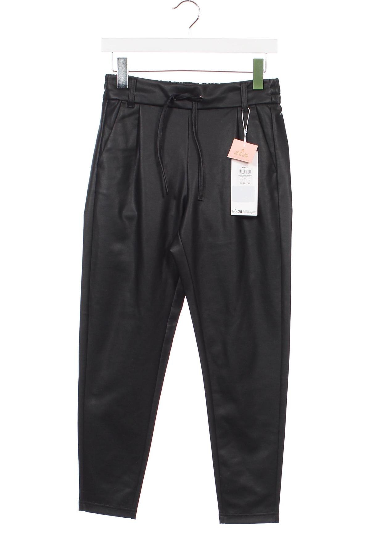 Дамски панталон ONLY, Размер XS, Цвят Черен, Цена 31,00 лв.
