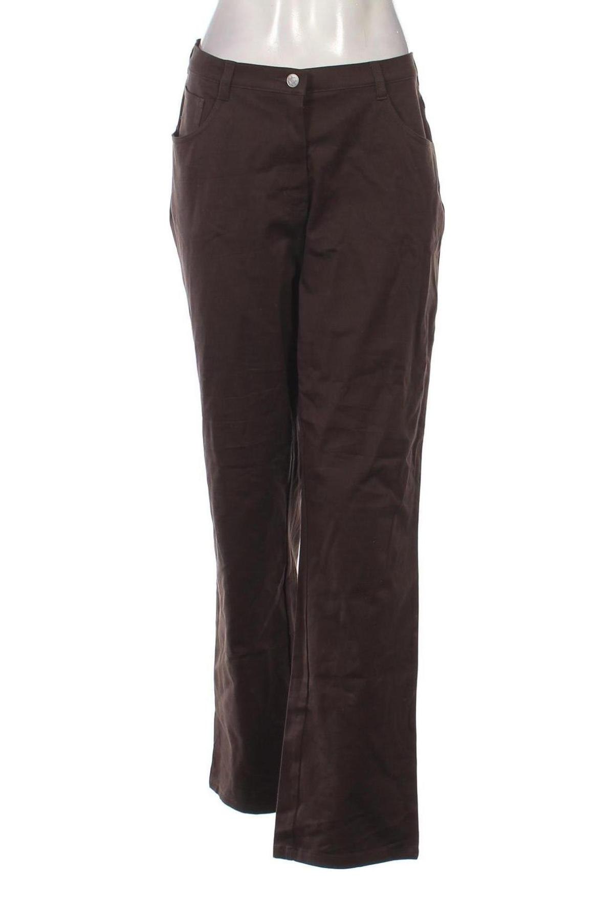 Pantaloni de femei Paola, Mărime XL, Culoare Maro, Preț 47,70 Lei