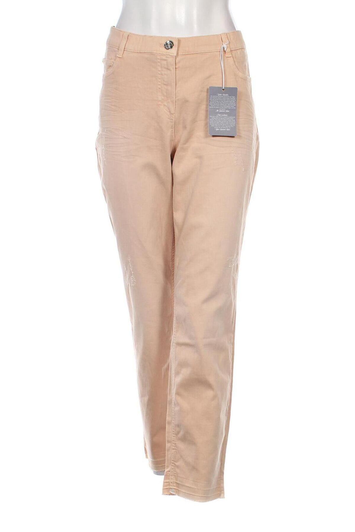 Dámské kalhoty  Samoon, Velikost XL, Barva Béžová, Cena  418,00 Kč