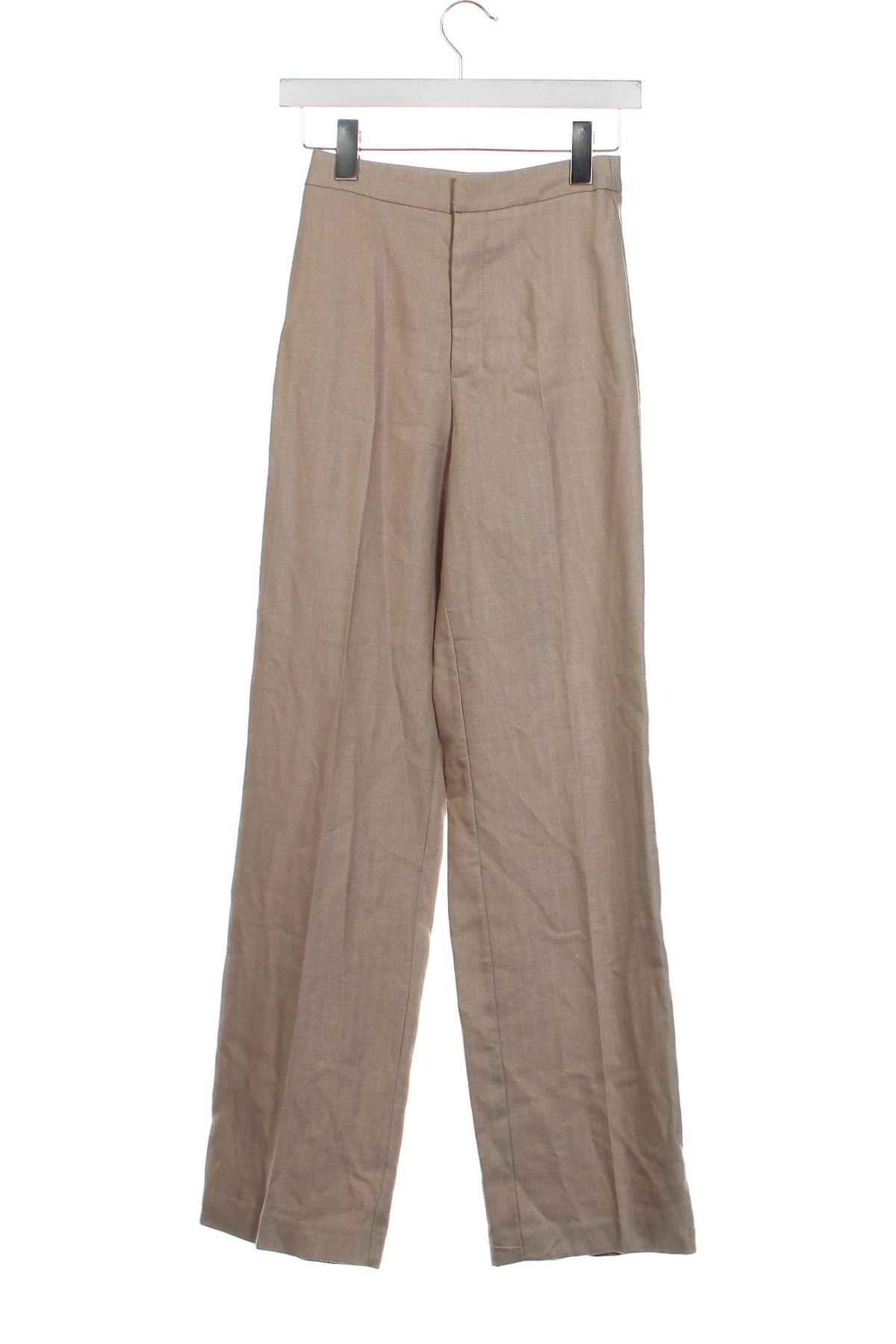 Pantaloni de femei Stradivarius, Mărime XS, Culoare Bej, Preț 33,99 Lei