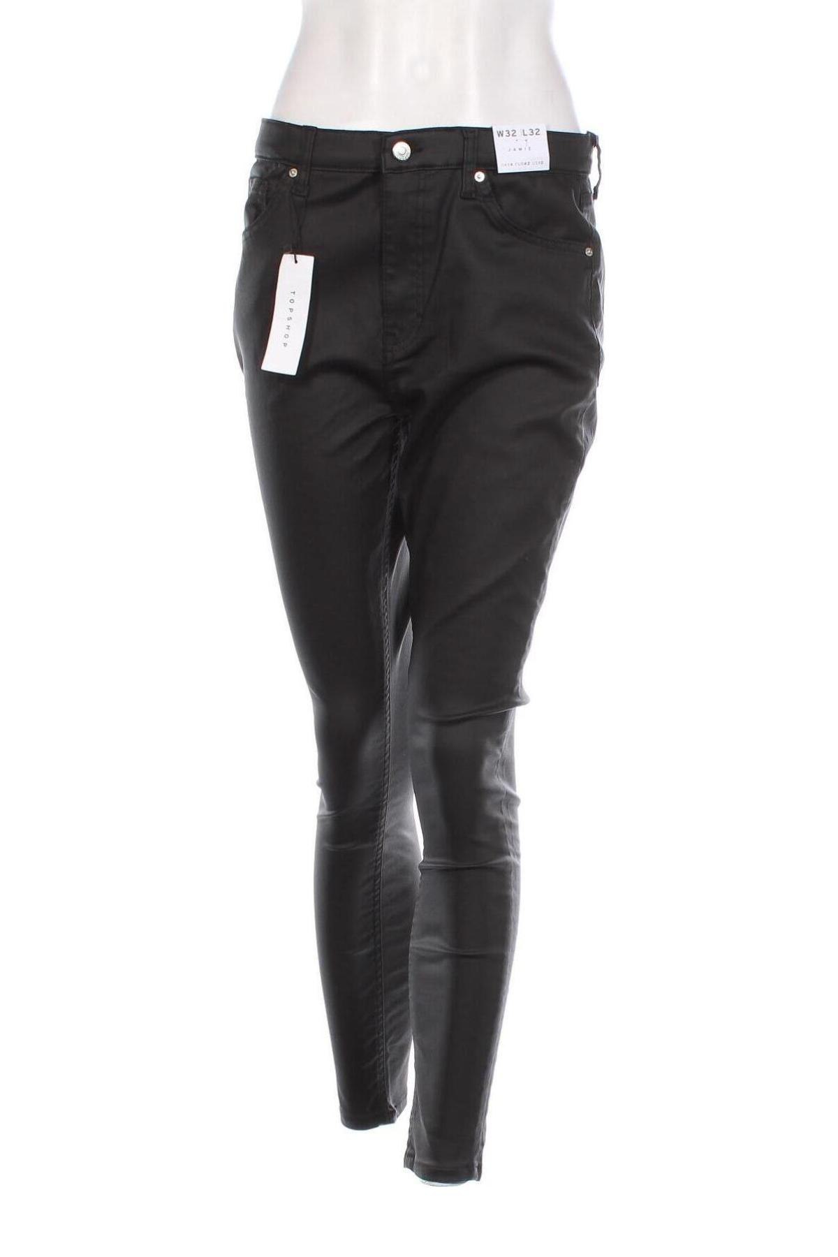 Γυναικείο παντελόνι Topshop, Μέγεθος L, Χρώμα Μαύρο, Τιμή 19,18 €
