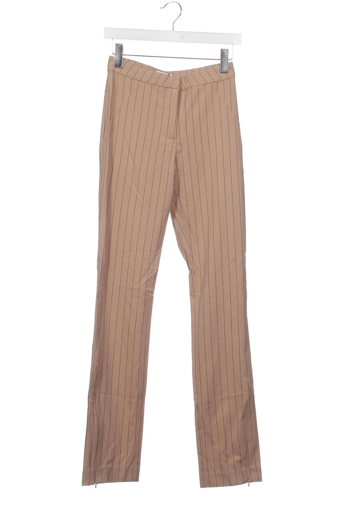 Pantaloni de femei Weekday, Mărime S, Culoare Bej, Preț 76,48 Lei