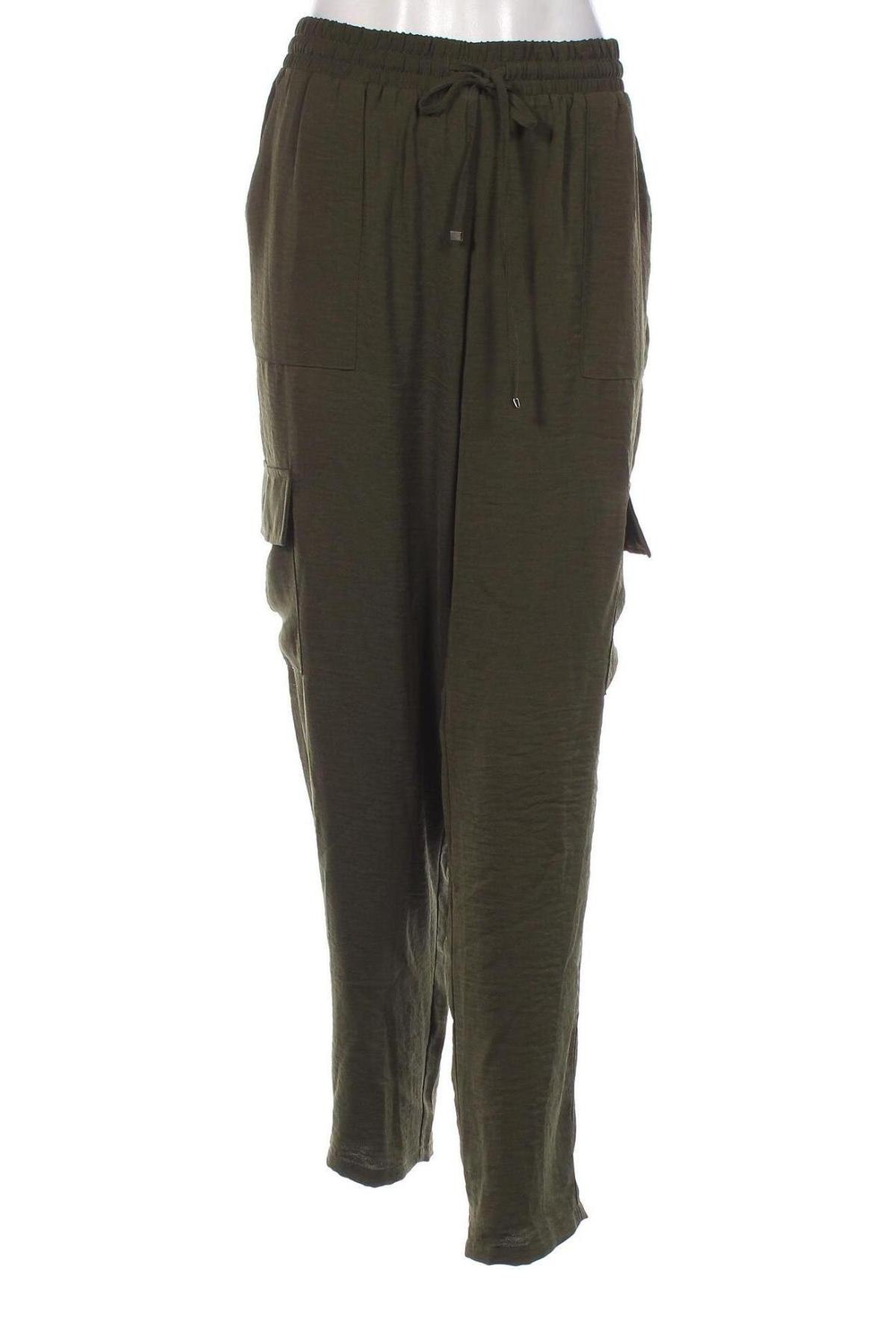 Дамски панталон Yessica, Размер L, Цвят Зелен, Цена 15,66 лв.