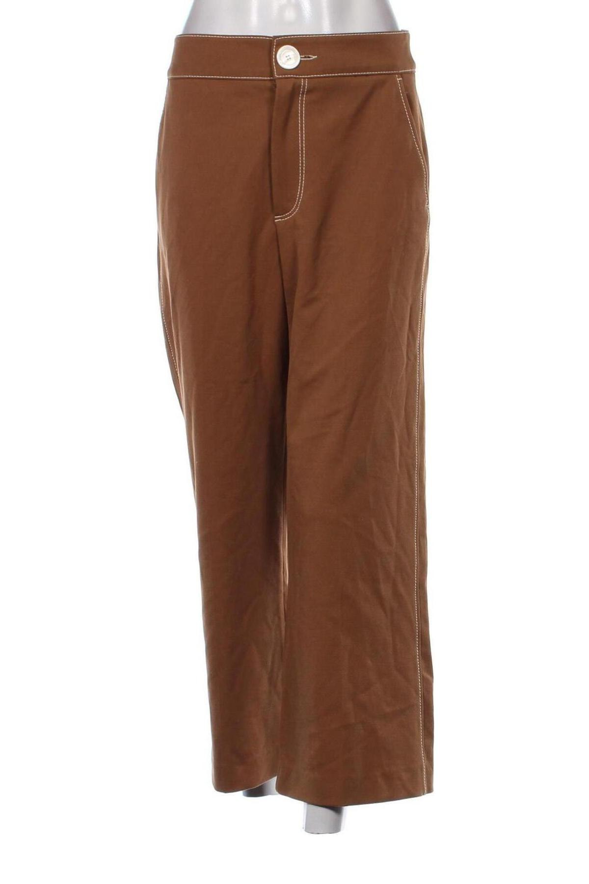 Γυναικείο παντελόνι Zara, Μέγεθος M, Χρώμα Καφέ, Τιμή 7,98 €