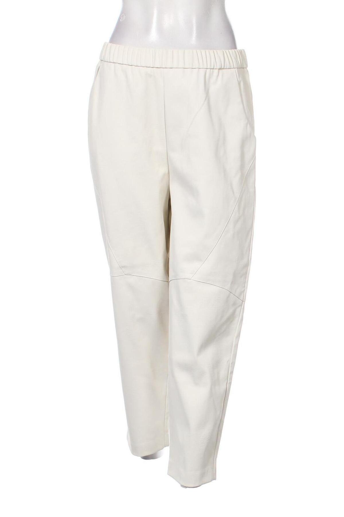 Γυναικείο παντελόνι Zara, Μέγεθος L, Χρώμα Εκρού, Τιμή 19,03 €