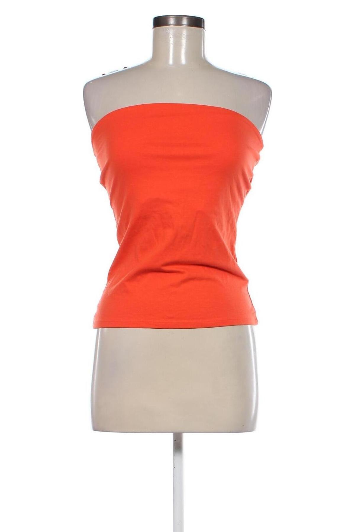 Γυναικείο αμάνικο μπλουζάκι Amisu, Μέγεθος XL, Χρώμα Πορτοκαλί, Τιμή 11,00 €