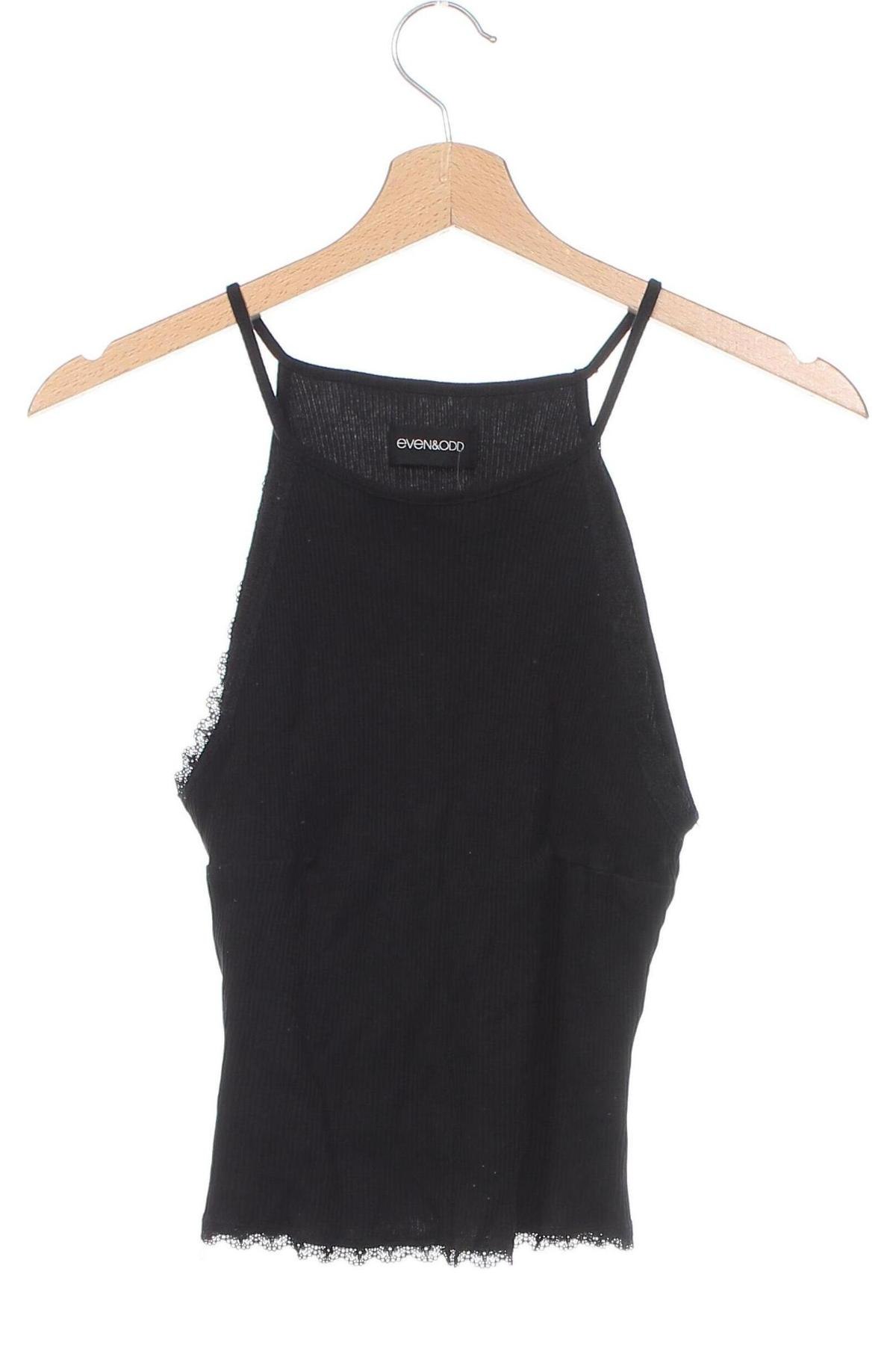 Γυναικείο αμάνικο μπλουζάκι Even&Odd, Μέγεθος XS, Χρώμα Μαύρο, Τιμή 3,36 €