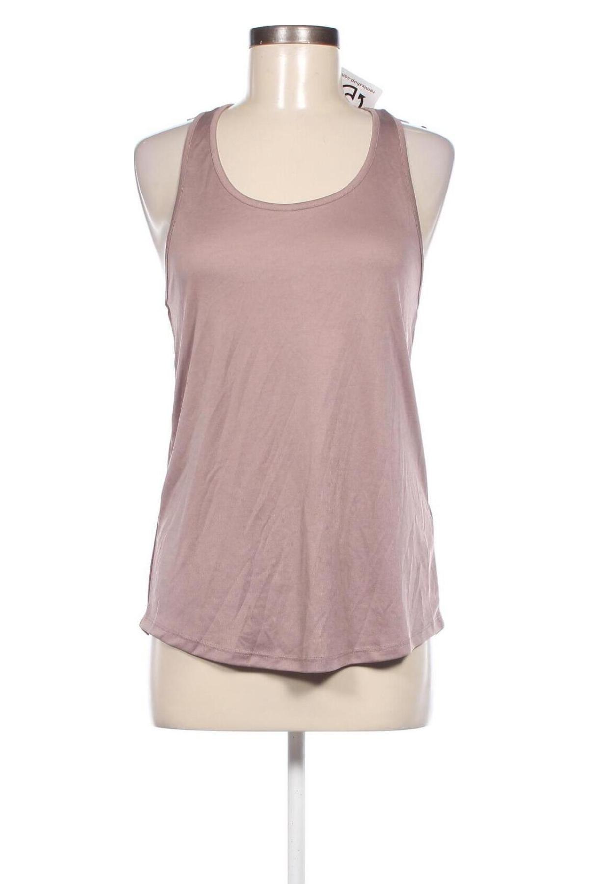 Γυναικείο αμάνικο μπλουζάκι H&M Sport, Μέγεθος S, Χρώμα Καφέ, Τιμή 3,22 €