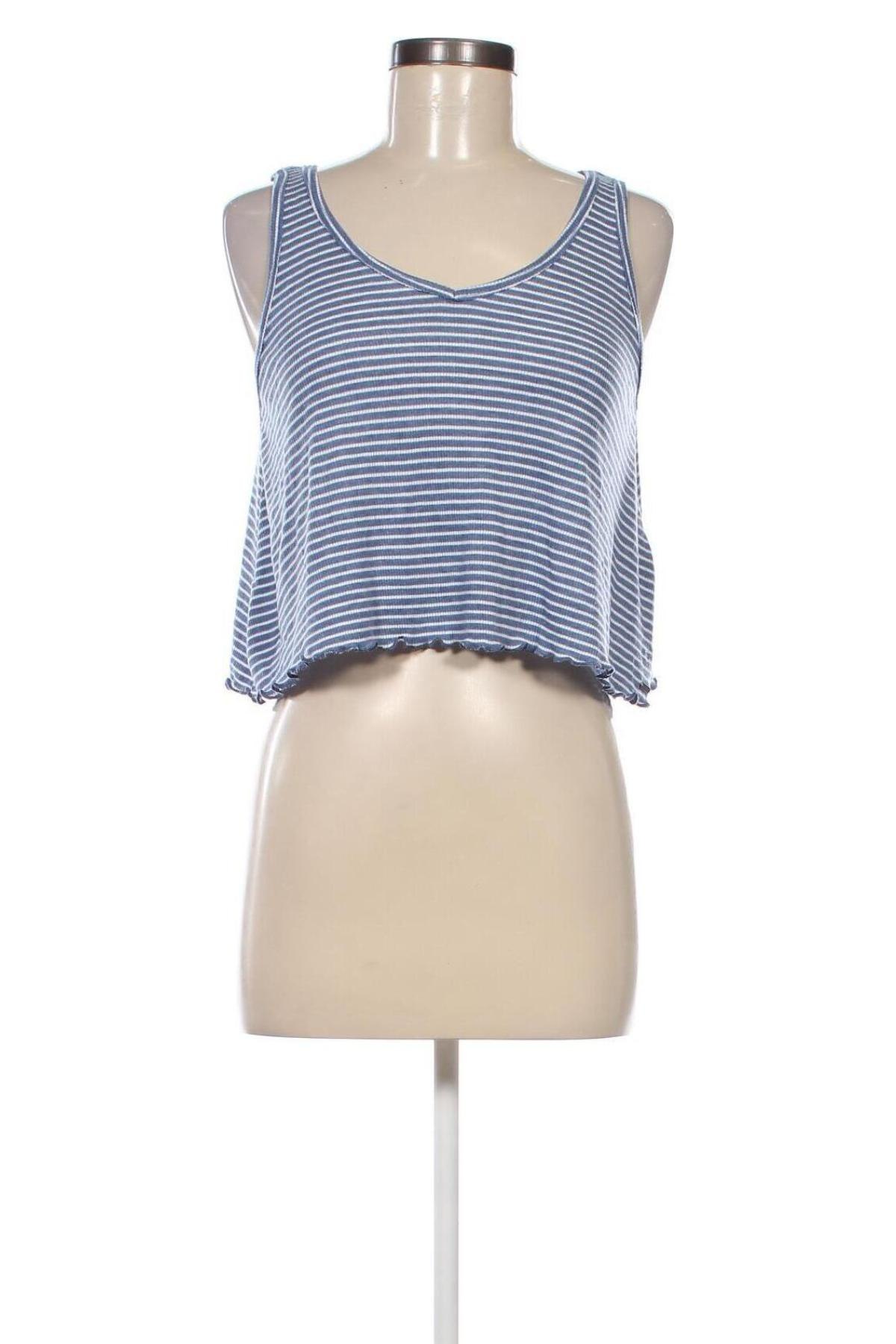 Γυναικείο αμάνικο μπλουζάκι Hollister, Μέγεθος XS, Χρώμα Μπλέ, Τιμή 8,66 €