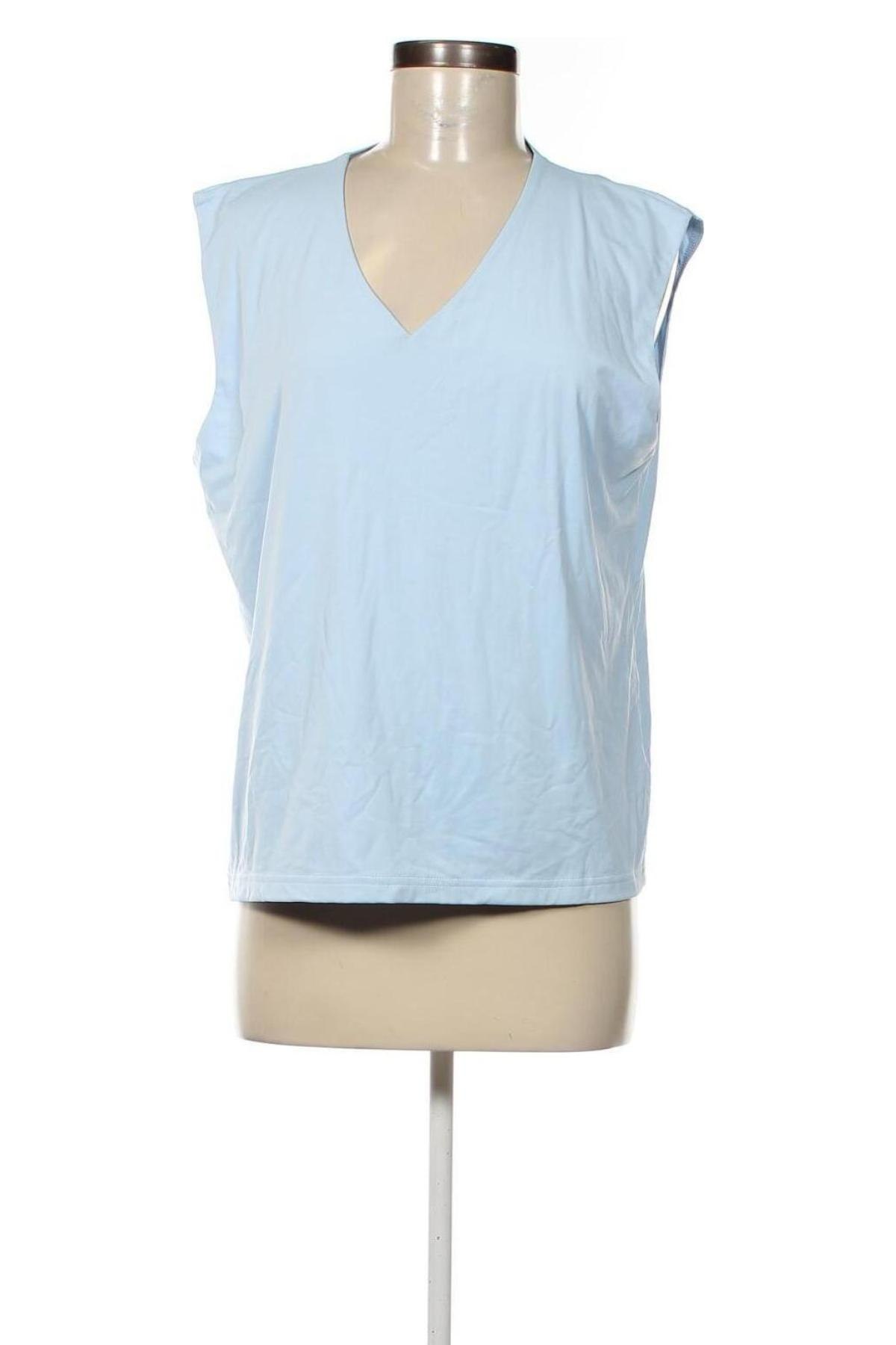 Γυναικείο αμάνικο μπλουζάκι Jake*s, Μέγεθος 3XL, Χρώμα Μπλέ, Τιμή 4,76 €