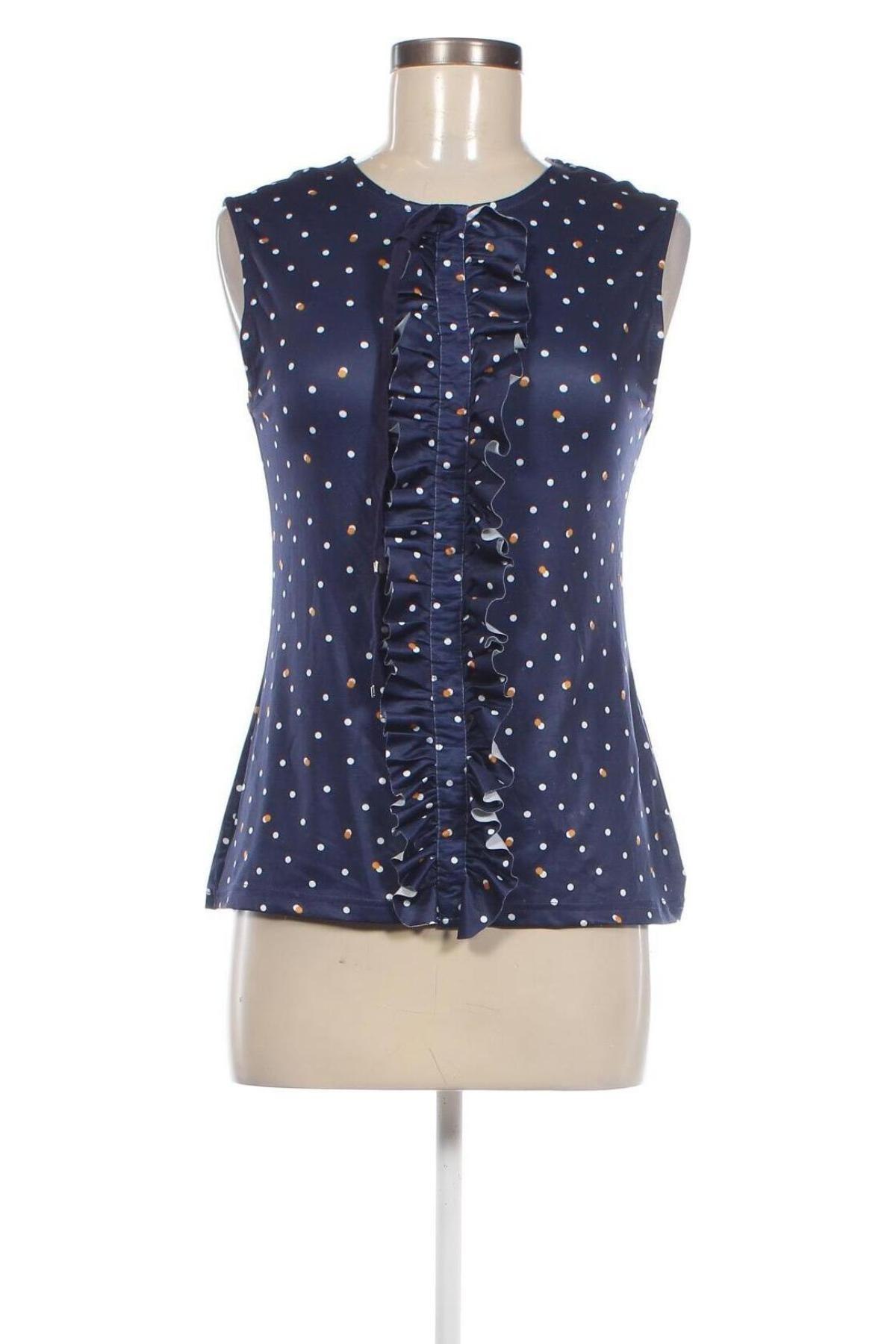 Γυναικείο αμάνικο μπλουζάκι Janina, Μέγεθος S, Χρώμα Μπλέ, Τιμή 3,62 €