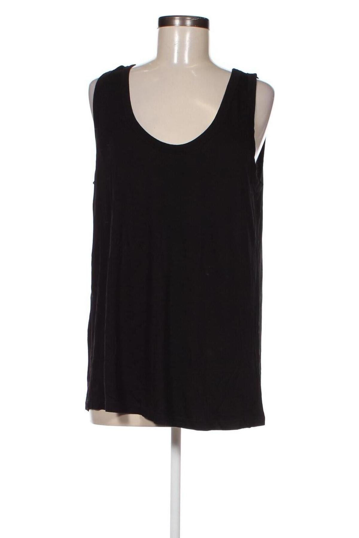 Γυναικείο αμάνικο μπλουζάκι Mango, Μέγεθος XL, Χρώμα Μαύρο, Τιμή 5,45 €