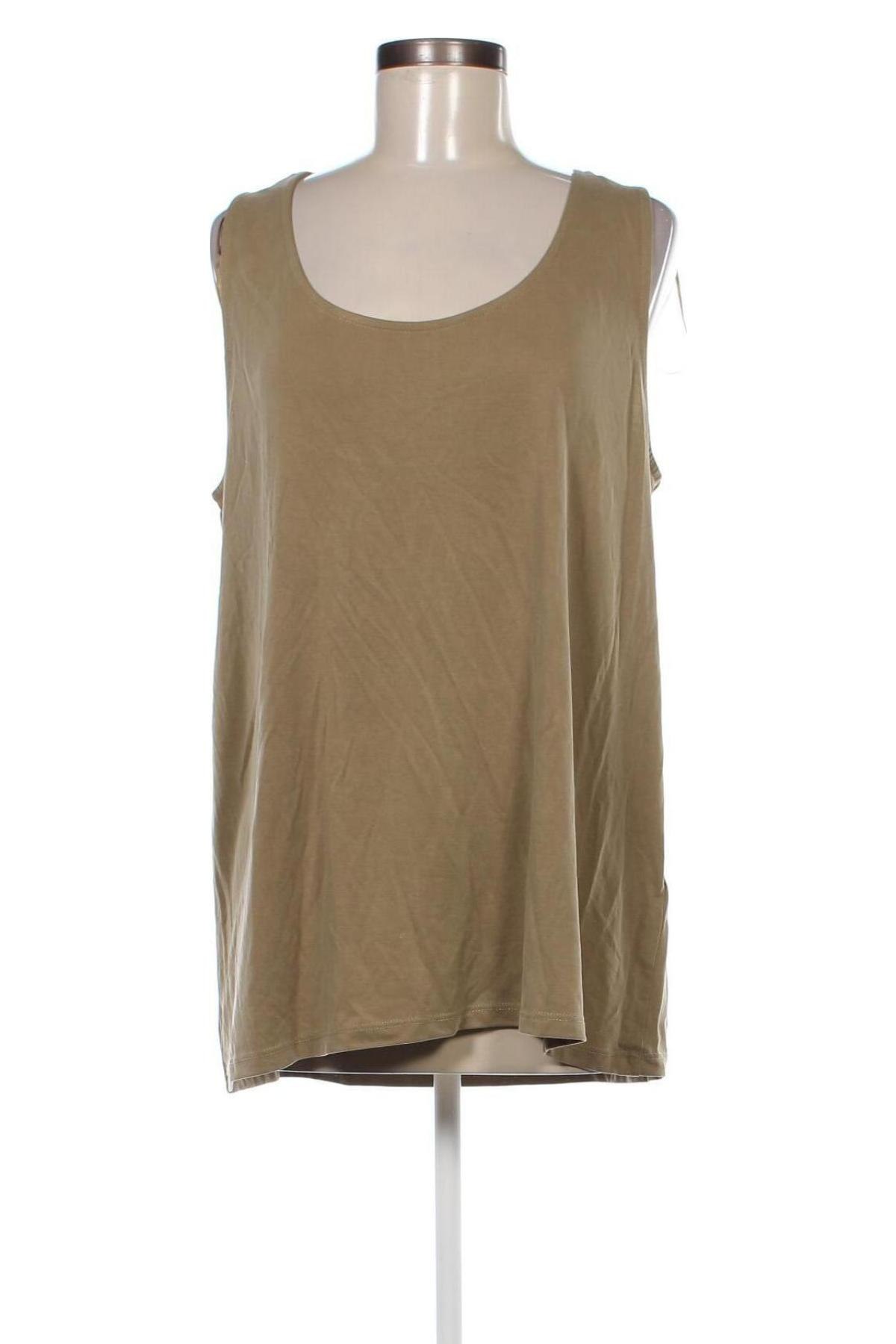 Γυναικείο αμάνικο μπλουζάκι Orsay, Μέγεθος XXL, Χρώμα Πράσινο, Τιμή 5,29 €