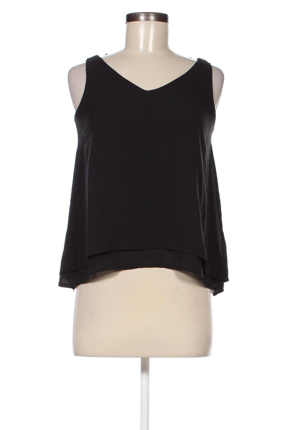 Γυναικείο αμάνικο μπλουζάκι Pimkie, Μέγεθος S, Χρώμα Μαύρο, Τιμή 3,77 €