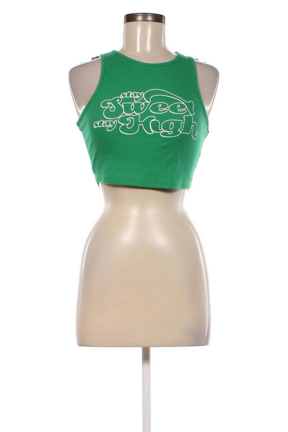 Γυναικείο αμάνικο μπλουζάκι SHEIN, Μέγεθος S, Χρώμα Πράσινο, Τιμή 3,30 €