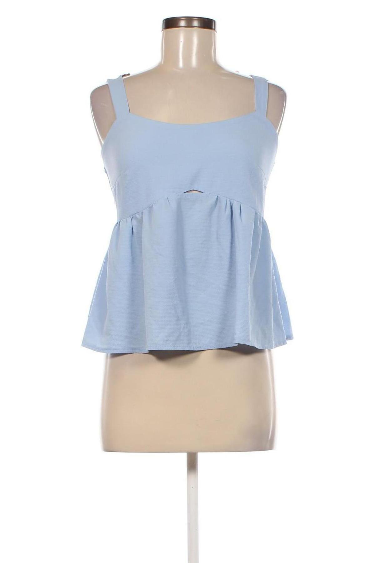 Γυναικείο αμάνικο μπλουζάκι SHEIN, Μέγεθος S, Χρώμα Μπλέ, Τιμή 3,22 €