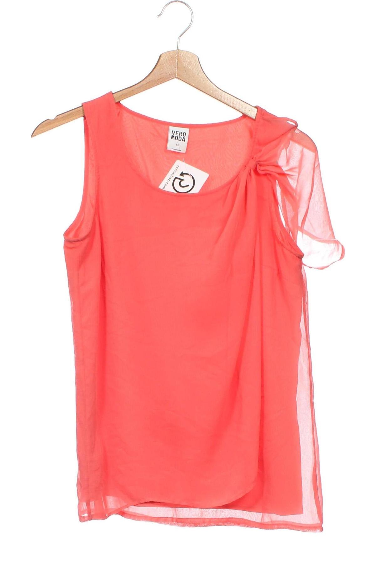 Γυναικείο αμάνικο μπλουζάκι Vero Moda, Μέγεθος XS, Χρώμα Ρόζ , Τιμή 2,68 €
