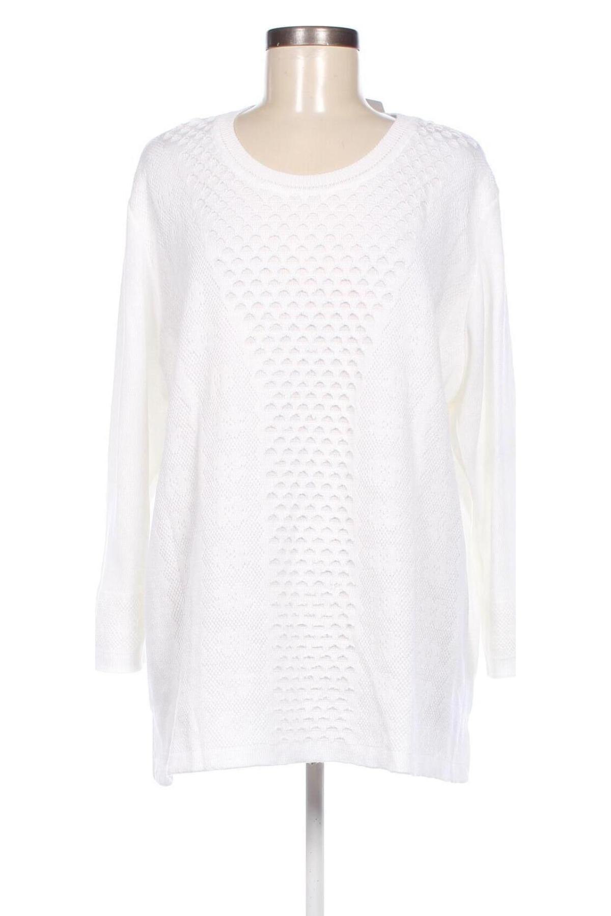 Γυναικείο πουλόβερ, Μέγεθος XXL, Χρώμα Λευκό, Τιμή 12,56 €